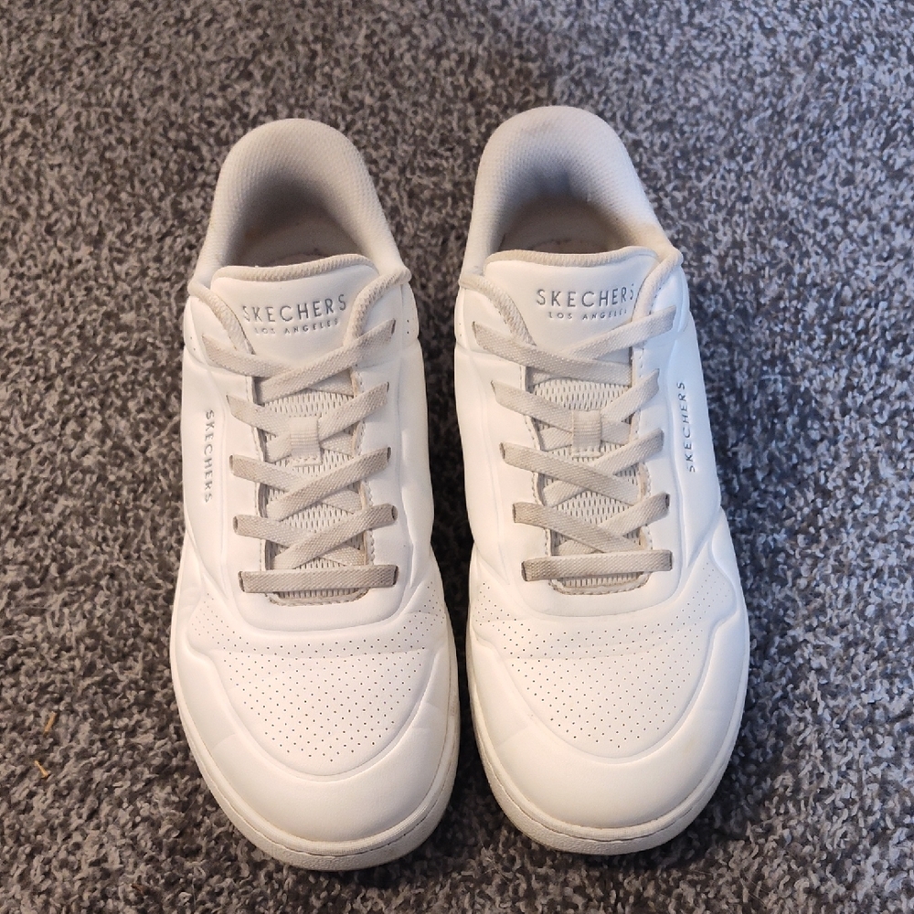 Skechers Classic White Athletic Shoes